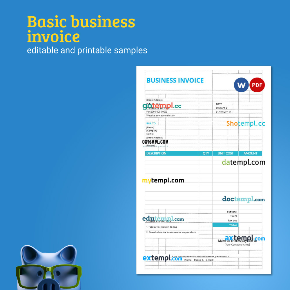 GotemplStore's tweet photo. π Need an easy-to-use invoicing system for your small business?
Check out the basic business invoice template!
It's simple, professional-looking, and customizable to fit your needs.
π https://t.co/hrih65gky7
#smallbusiness #invoicing #template #fullyeditable https://t.co/NM486cifyH