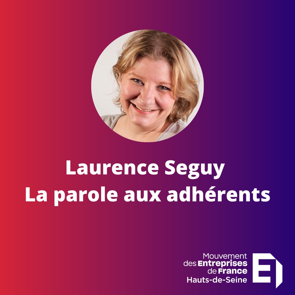 Medef92's tweet image. 📢 ADHÉRENTS C’EST À VOUS !

🚀 Place à la 12e vidéo de notre série, et nous avons le plaisir d’interviewer Laurence Seguy, passionnée aux multiples projets. 

👉 Pour voir la vidéo c’est par ici :  lnkd.in/eQG3GZAT

@GroupePerfecto