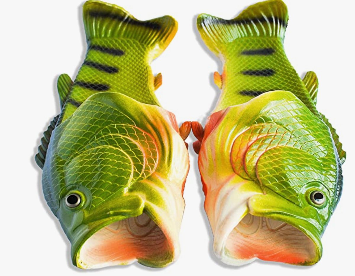 Conseil d'expert : toujours utiliser vos claquettes poisson pour éviter la glisse !