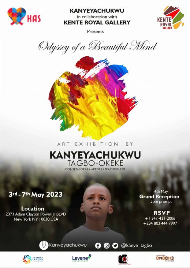 SEOFoundationn's tweet photo. The Sir Emeka Okwuosa Foundation (SEOF) celebrates “Odyssey of a Beautiful Mind”, a charity art exhibition hosted by Kanyeyachukwu Tagbo-Okeke and sponsored by SEOF. https://t.co/6drHPDg9u5
