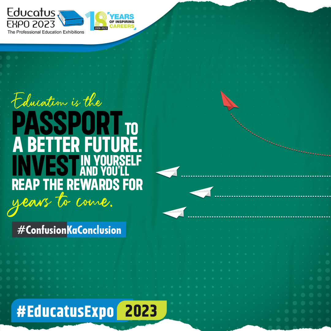 educatusexpo's tweet photo. The direction in which one’s education starts determines the path he will lead in life,
discover your true abilities and passion at #EducatusExpo2023.

Register now!
Visit - https://t.co/JQqZFdtUvj
Delhi: 29th and 30th April 2023 https://t.co/KcF8E9Woju