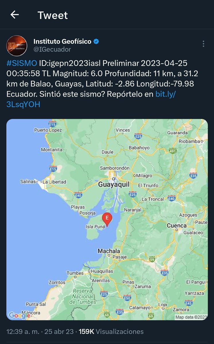 mariooooomg's tweet image. Entonces fueron 2!!! 😱 #Temblor #Sismo #Guayaquil #Balao #Tulcán