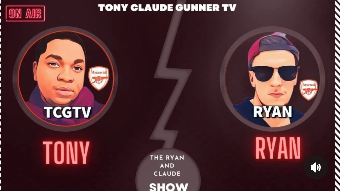 Tonyclaudeguner's tweet image. Tony is back &amp;amp; Ryan is back and it's all good!! Catch @ryanmaguire88  and @tonyclaudegunnertv  on the Ryan and Claude Show today 8 pm U.K Time.We might just pour our hearts out as we visit Mancity on Wednesday. #arsenal #titlepush #mancity