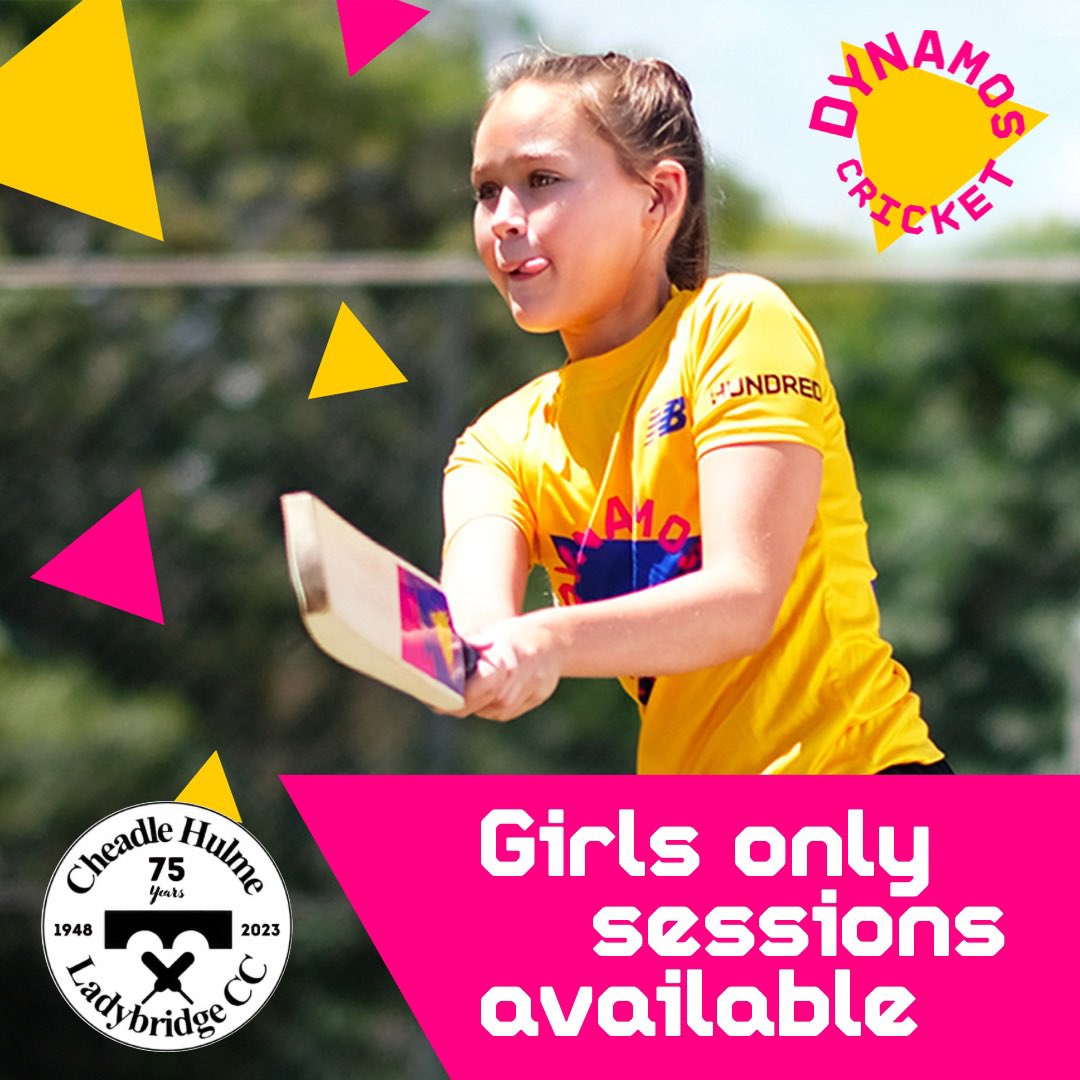 👧GIRLS ONLY DYNAMO’S🏏

Following the success of our new Women and Girls team, we’ll be providing girls only Dynamos sessions for 8-11 year olds

For more info and bookings, follow the link below✌️

#dynamos #cricket 
#girls #girlsinsports #girlscricket

chlcc.co.uk/news/girls-onl…