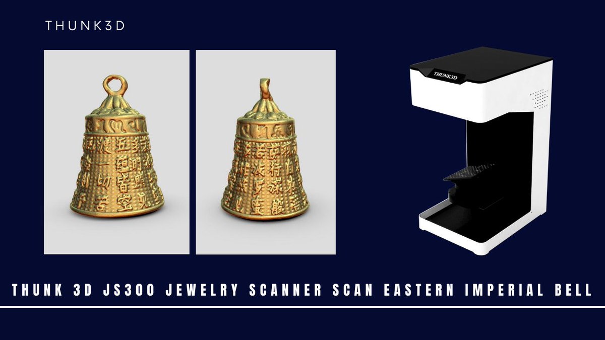 astern Imperial bell scanning by Thunk3d jewelry scanner JS300
WhatsApp：+8618604237268
video: youtube.com/watch?v=Rcn8xI…
scan data: sketchfab.com/3d-models/east…

#3DScanning #jewelrydesigning #jewelry #jewelryrepair #jewelry #jewelryindustry #jewelry3Dscanning #jewelrydesigners