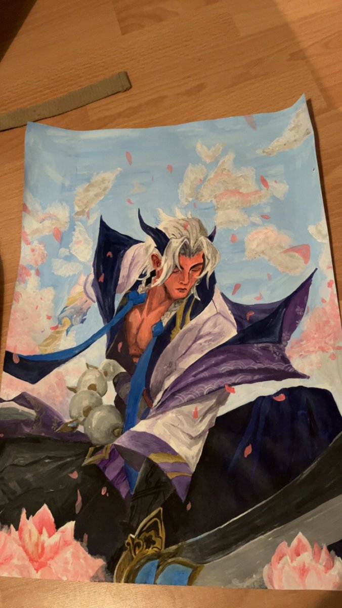 Djelitje's tweet photo. @riotgames what do you think of this?

Spirit blossom Yone🫶🏻
#LeagueOfLegends #LeagueOfLegendsFanArt #painting https://t.co/2jZy4OXFEH