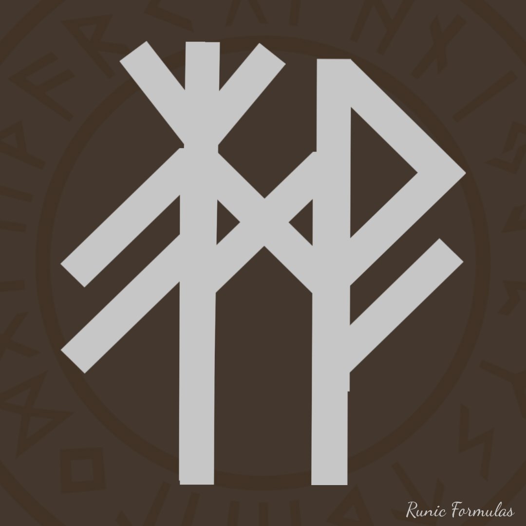allfather99's tweet image. #Bindrune I made 
"Fortifying the man into a warrior"
ᛗ - #Mannaz - Manhood
ᚠ - #Fehu - Blessings of #Freya 
ᚨ - #Ansuz - Blessings of #Odin 
ᛉ - #Algiz - Protection
ᚹ - #Wunjo - Joy/Happiness 
May it serve those who need it 🙏 
#EternalRunicWisdom #TheOldGods #Freya #Odin