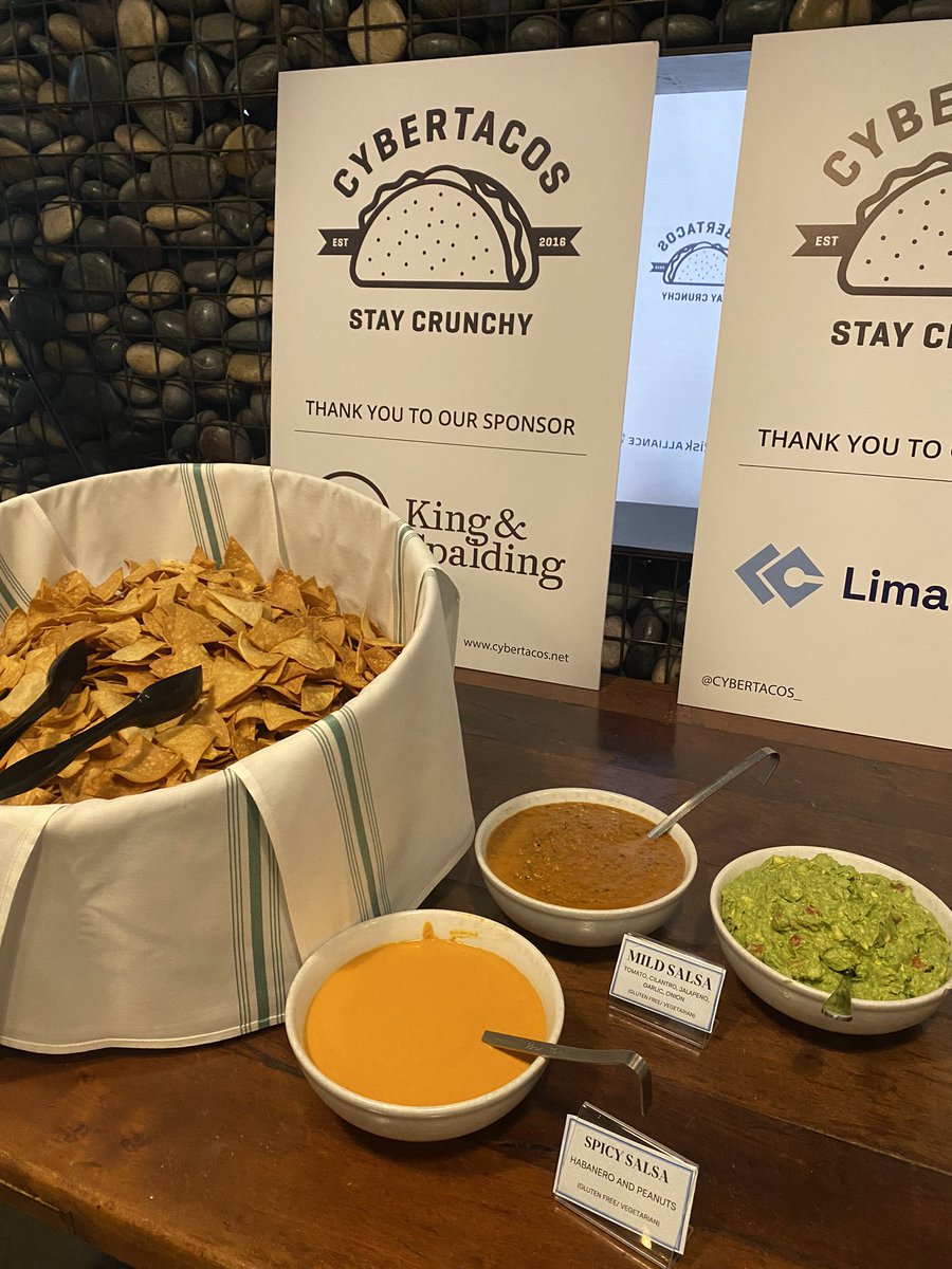 Another great #cybertacos event in the books! I had so much fun catching up with everyone #rsac #RSAC2023 #cybertacos