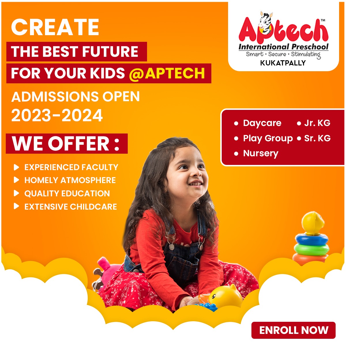 AptechPreschool's tweet photo. Preschool Education is your child's first step towards their future.

Admissions are open for the 2023-24 Academic year 

Call Us: +91 733 111 1665
#AptechPreschoolKukatpally #Aptech #kukatpallyschool #kukatpally #Bestpreschool #AdmissionsOpen  #preschool #admissionopen2023_2024 https://t.co/jmOhjNAOtJ