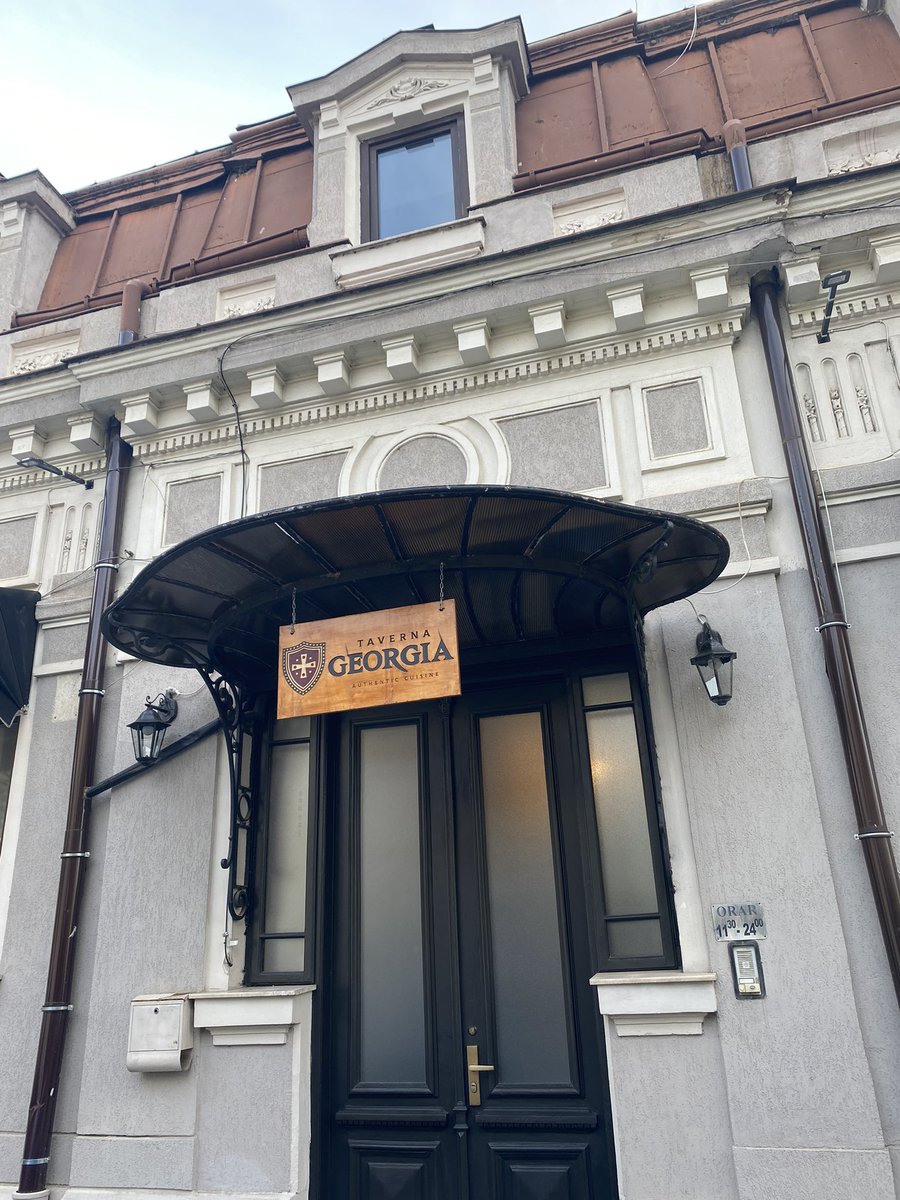 tberuch's tweet photo. Finally, we have a Georgian 🇬🇪restaurant in Bucharest! Well located at strada Silvestru nr. 3, it offers wide variety of authentic Georgian cuisine and Georgian wine. #SupraPower #GastronomicDiplomacy https://t.co/UusU7adW0V