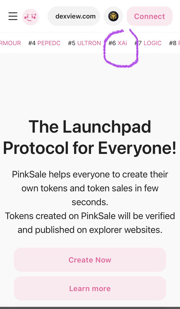 We are trending on pinksale #Crypto buy now 👉pinksale.finance/launchpad/0x9f…