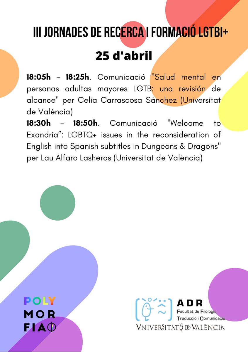 Polymorfia_UV's tweet photo. Ens veiem hui a les 9h!😍 https://t.co/tjFEc3iPu6