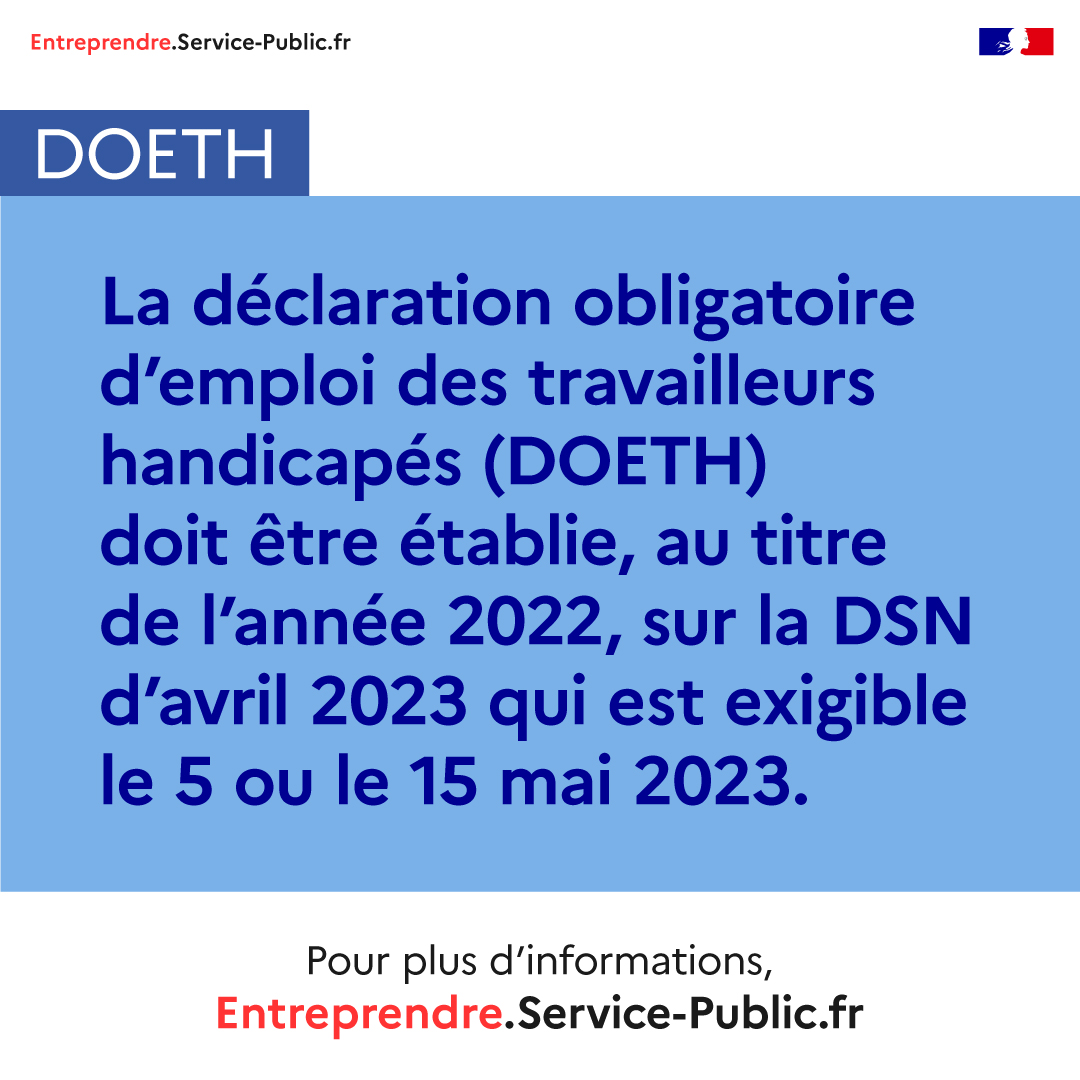 servicepublicfr's tweet photo. #ESP Vous êtes employeur ? En mai, n’oubliez pas d’effectuer vos déclarations et versement. https://t.co/cuQbtBD4V9 vous rappelle les échéances 👇
En savoir plus :
- #TA 👉 https://t.co/9TquTApvlq
- #C3S 👉 https://t.co/iFsmsbdnaG
- #DOETH 👉 https://t.co/03VpWT46nf https://t.co/pYu0iRVQjj