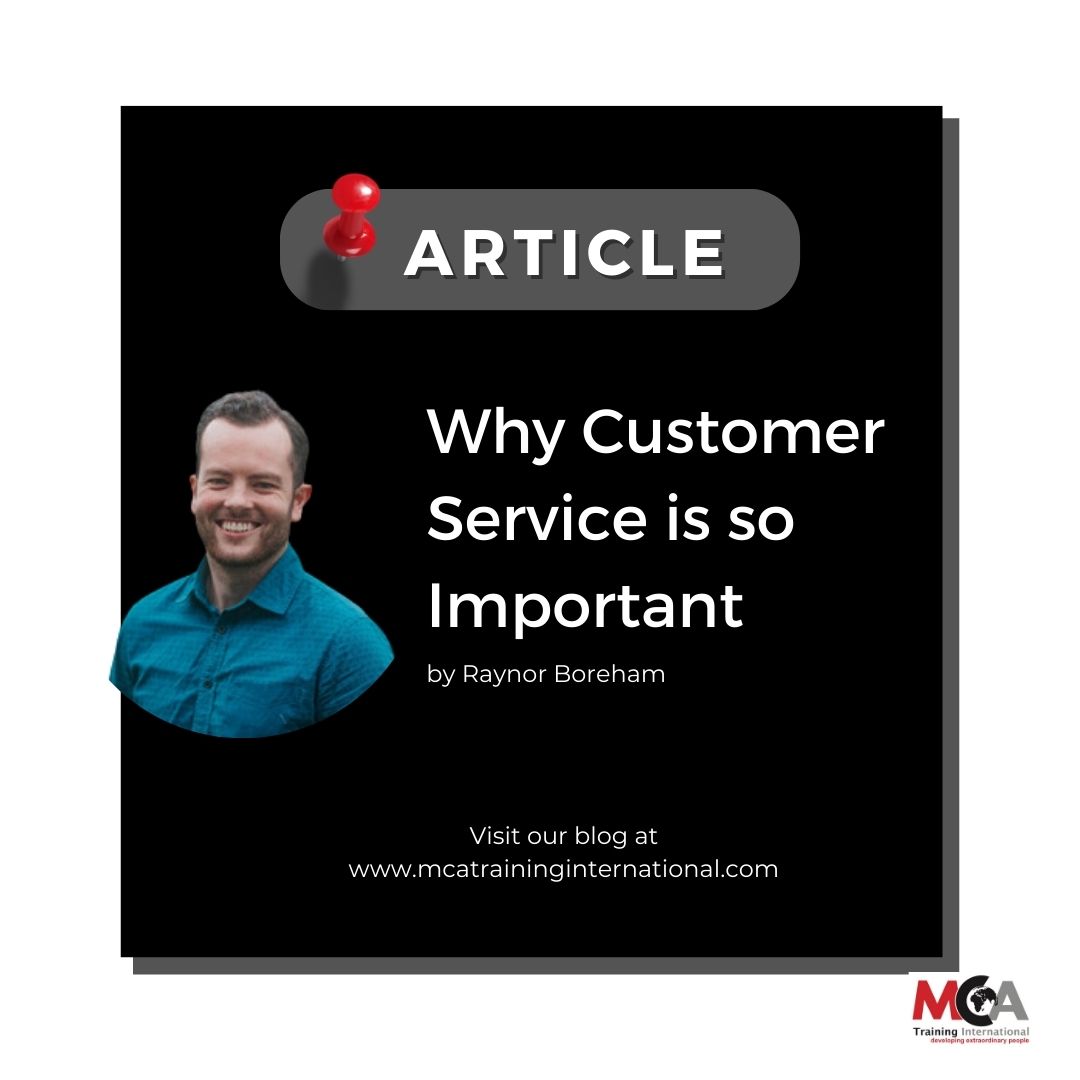MCA_TrainingInt's tweet photo. Discover the importance of excellent customer service and how to improve your customer service skills. 

Raynor Boreham explains why customer service is so important, read more at https://t.co/aQNS5rfdel.

#customerservice #success #leadership https://t.co/MKeljrFxoV
