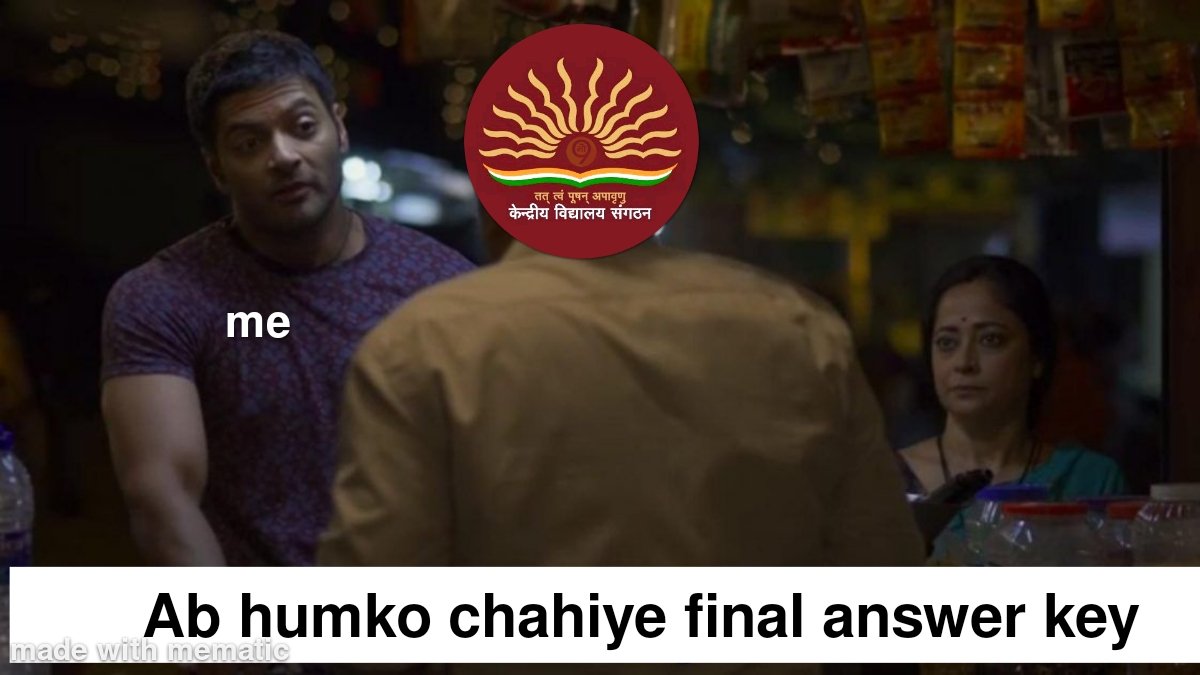 NitinTh02428824's tweet photo. #KVSANSWERKEY
We want answer key before the  announcement of result. KVS be transparent with the student
#KVSANSWERKEY 
#KVSANSWERKEY 
@RohitVaidwan25 @GaganPratapMath @RYPofficial @abhinaymaths 
@narendramodi 
@KVS_HQ https://t.co/I0V4piWgM9