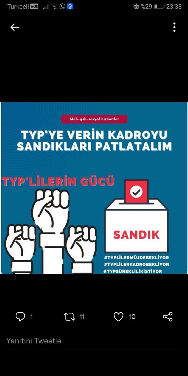 Typ kadro bekliyor #TYPSÜREKLİLİKİSTİYOR #babalatv
#muegeanli
#Cumartesi55BinKisi
Typ kadro bekliyor #sesimizesesolun