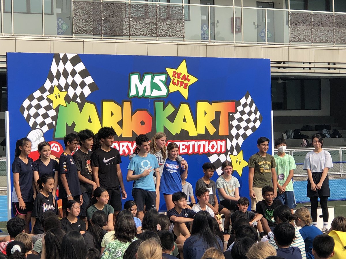 MSNagaNaga's tweet photo. The 2nd annual real-life Mario Kart race was a success! Check out a few of the creative designs by the Advisory teams. #msnaga #jismsactivities https://t.co/bsRxeCNDH1