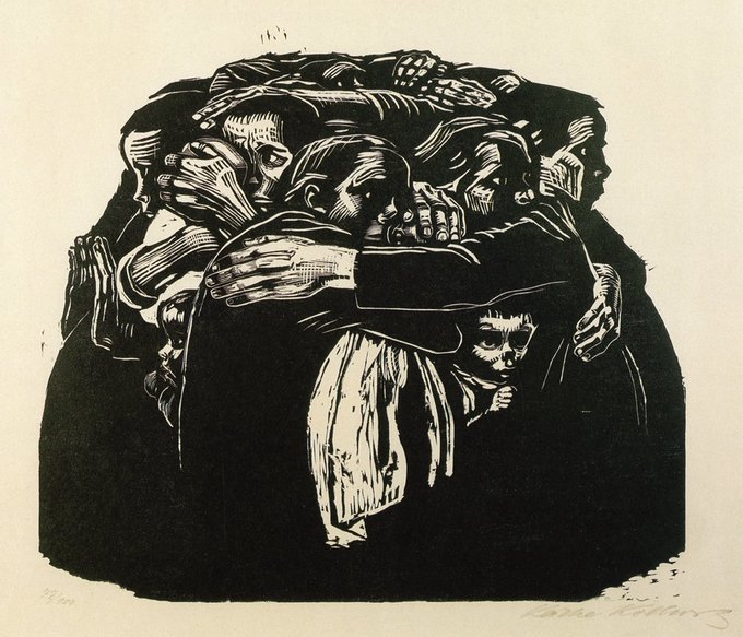 The Mothers,1922 by Käthe Kollwitz #WomensArt