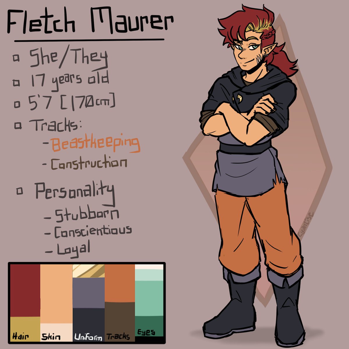 cyantise's tweet image. #theowlhouse #tohfanart #witchsona #OC #fletchmaurer #mayathane

(Part 6)
This part and the next couple parts will be about OCs I've made for the Owl House universe