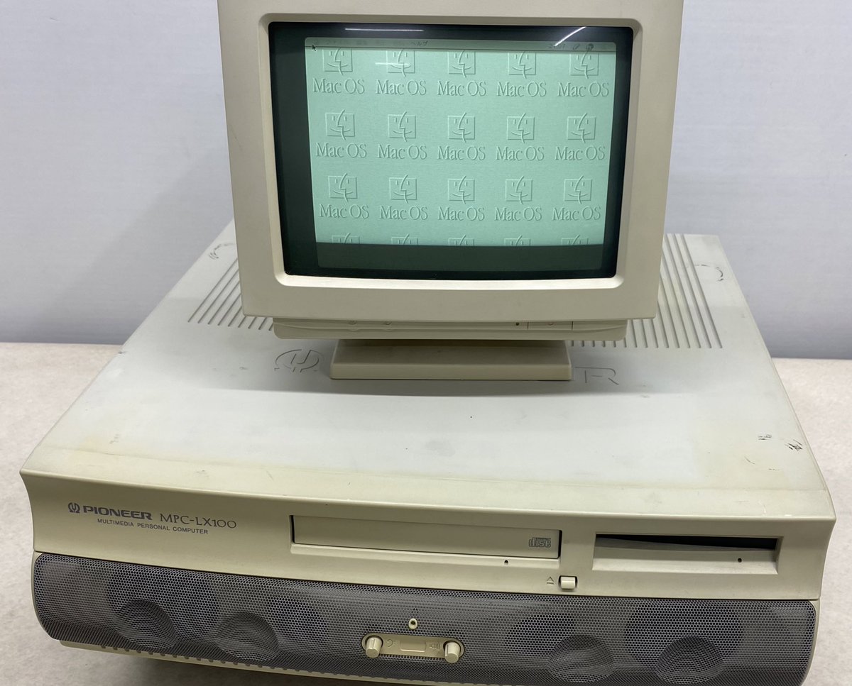本日はMacintoshの互換機 MPC-LX100をお譲りいただきました