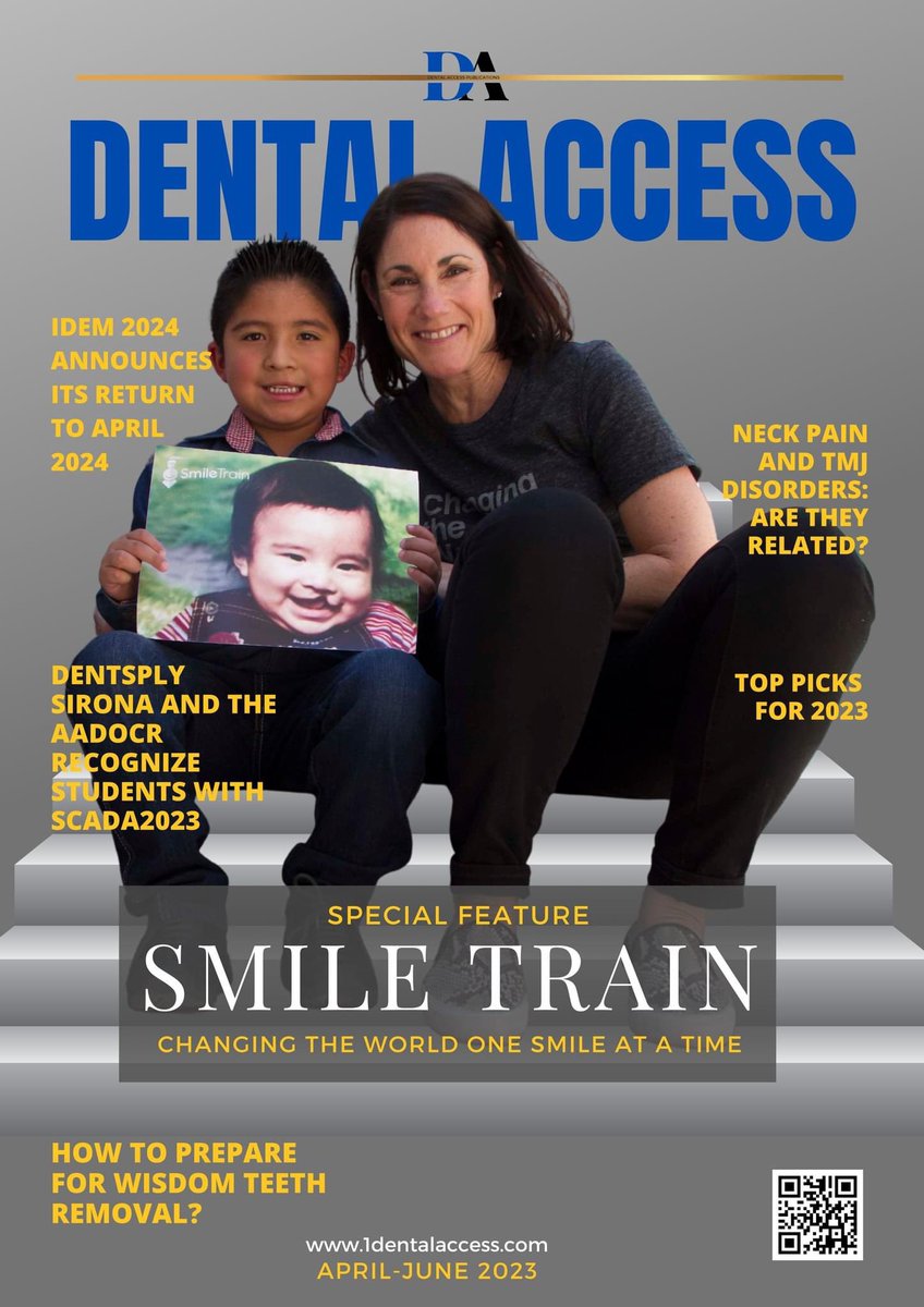 In our second quarter issue, we are featuring SMILE Train -the largest cleft-focused organization with a model of true sustainability. Grab a copy when you attend the MIDS2023 in Kuala Lumpur, Malaysia this May 23-25, 2023. #dentalaccess #mids2023