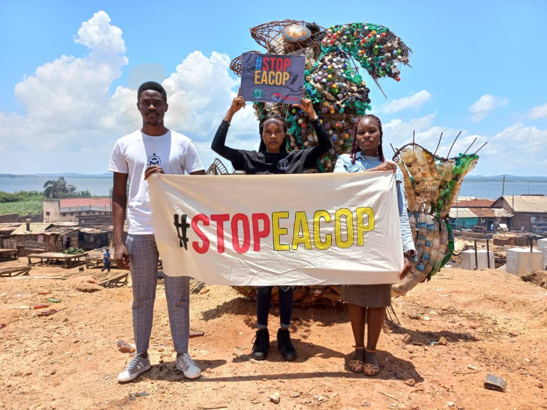 <a href="/witness_radio/">Witness Radio - Uganda</a> <a href="/FOLUCoalition/">Food and Land Use Coalition</a> <a href="/landcoalition/">Land Coalition</a> <a href="/LandConflicts/">Land Conflict Watch</a> <a href="/LandRightsNow/">Land Rights Now</a> <a href="/stopEACOP/">StopEACOP</a> <a href="/achpr_cadhp/">African Commission on Human and Peoples' Rights</a> <a href="/HRCUG/">The Human Rights Centre Uganda</a> <a href="/graUganda/">Global Rights Alert</a> <a href="/FundHumanRights/">Fund for Global Human Rights</a> <a href="/EnviShield/">The Environment Shield</a> Eacop is a deadly project that will leave Uganda &amp; Tanzania so vulnerable to all kinds of climate impacts if not stopped. We call upon democracy &amp; human rights defenders to stand with Ugandans. We think people's lives sh'd be a priority, other businesses, #StopEACOP