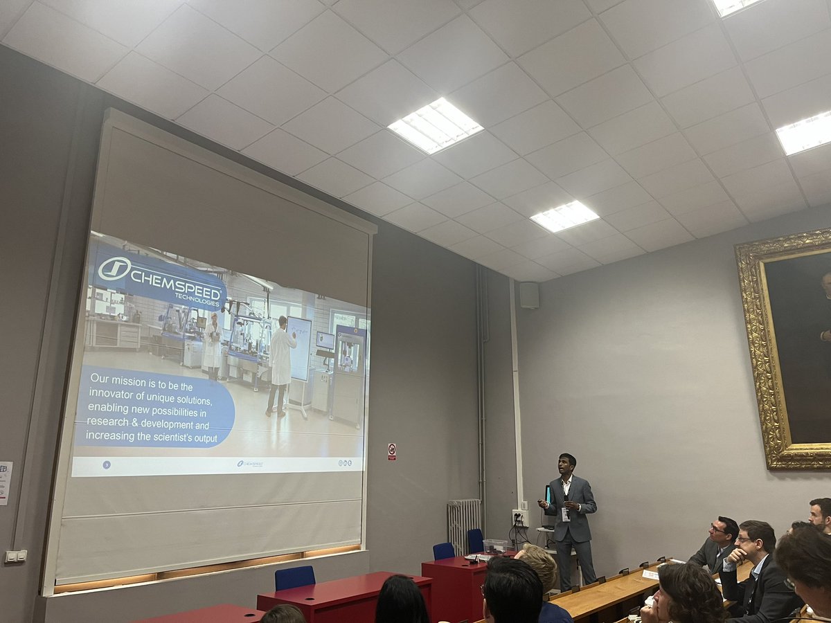 arunraj51's tweet photo. I am currently at #APME @APME2023 polymer conference in Paris. I had the opportunity to give a talk about automated, high-throughput solutions for Polymer R&D of @Chemspeed with select use case publications to a wonderful audience from academia and industry. #automatedchemistry https://t.co/QhzxRafIYR
