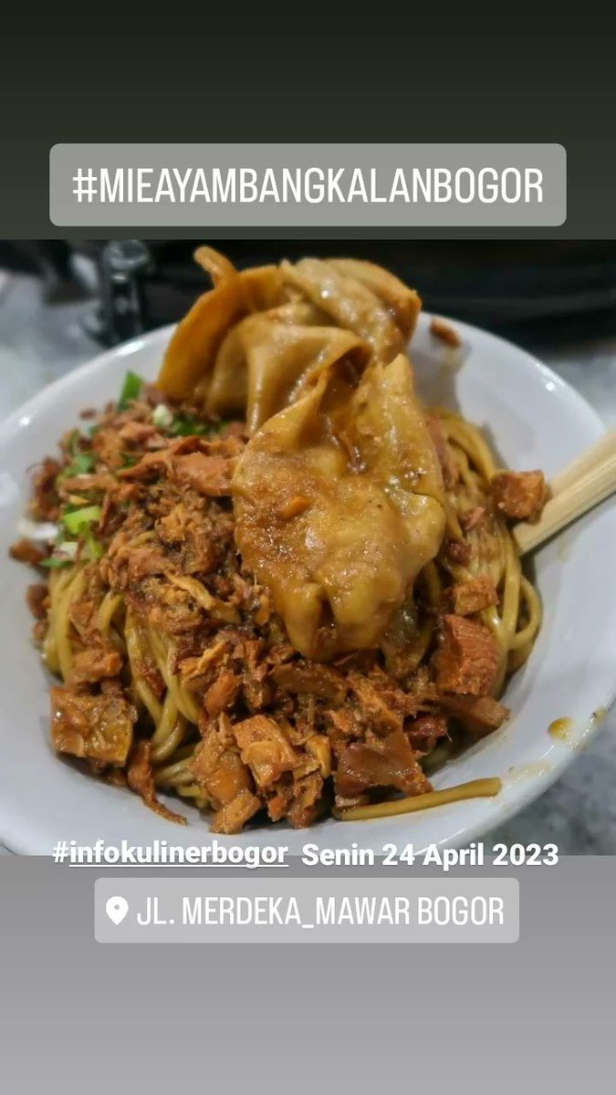 antoresi's tweet photo. #mieayambangkalanbogor #mieayam https://t.co/SuxUKlOWTp