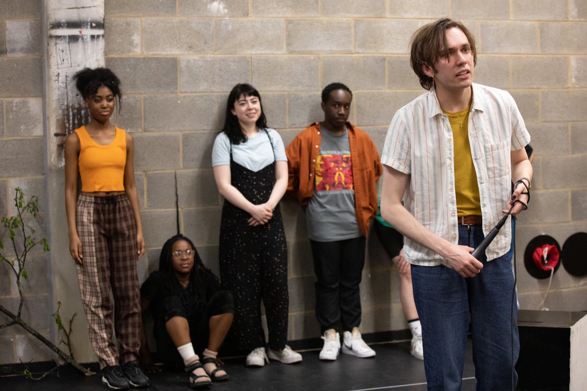 NYTofGB's tweet photo. 👀 First look inside the BAKKHAI rehearsal room

A Queer reimagining starring @NYTREPCOMPANY

From a new version by Anne Carson  Adapted and Directed by Maisie Newman 

🎟️ PWYD / £15 
https://t.co/GSocmpstWM 
📸 @aliwrightphoto https://t.co/xbNsunu6fD