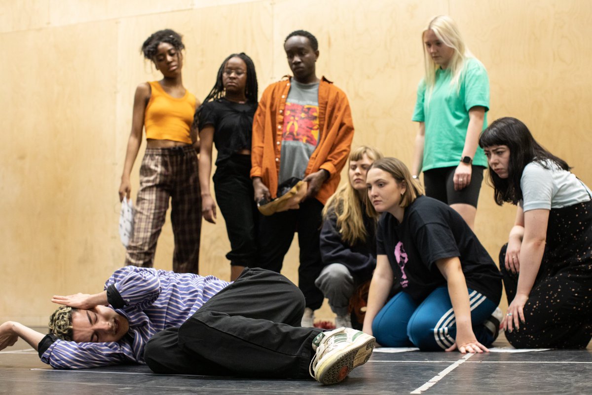 👀 First look inside the BAKKHAI rehearsal room

A Queer reimagining starring <a href="/NYTREPCOMPANY/">NYT Rep Company</a>

From a new version by Anne Carson  Adapted and Directed by Maisie Newman 

🎟️ PWYD / £15 
nyt.org.uK/bakkhai 
📸 <a href="/aliwrightphoto/">Ali Wright</a>