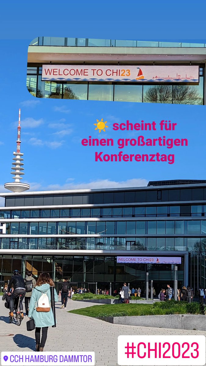 ux_space_hrw's tweet photo. Such a pleasure to be at #chi2023. Already met so much friendly people from HCI community and heard great talks. Today we will present our case study from the #BMBF fundet project #PARCURA.
#reCHInnecting #sigchi @HSRuhrWest @HRW_Informatik #PositiveComputing https://t.co/lKu8VTHYc0