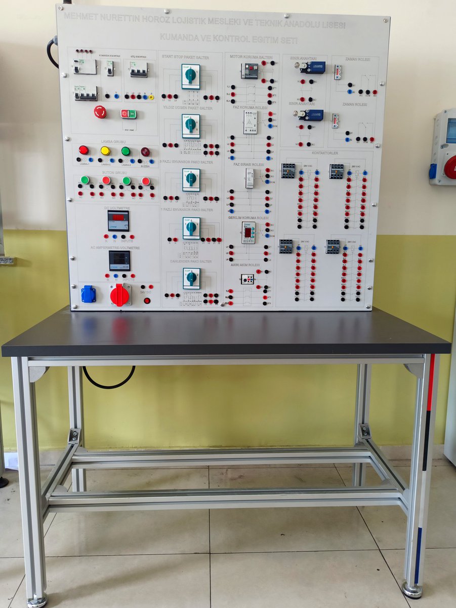 MtalHoroz's tweet photo. Mehmet Nurettin Horoz Lojistik Mesleki ve Teknik Anadolu Lisesi Elektrik / Elektronik Teknolojisi Bölümü olarak yapmış olduğumuz Kumanda ve Kontrol Deney Seti için çalışmalar tamamlanmış olup döner sermaye kapsamına alınmıştır. 
#HorozMtal
#Meslegimhayatım
#meslekliseleriuretiyor https://t.co/TUkaZGjl3s