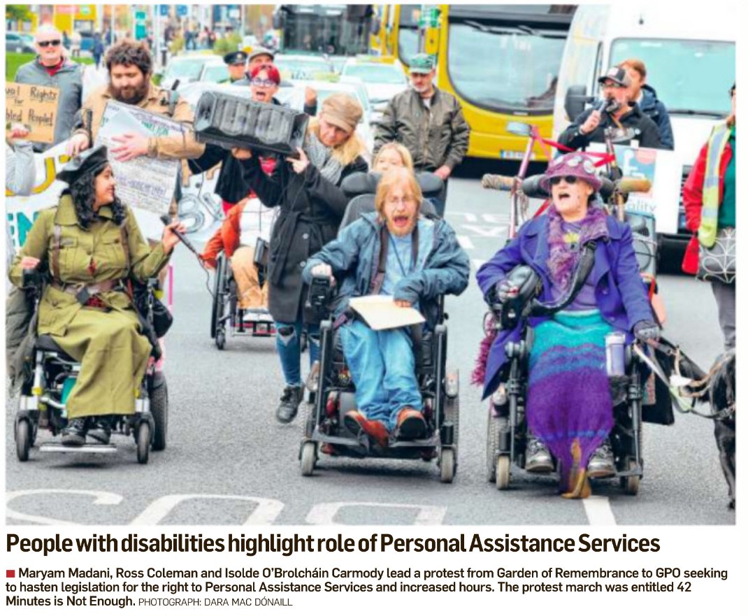 jonathanogrady's tweet image. Shortfalls regarding personal assistant services cannot be overemphasised. This is not about "home help", this is about giving people access to society, to work and to freedom. It could be your son or daughter, your uncle or aunt. With a twist of fate, it could be you. #PASNow