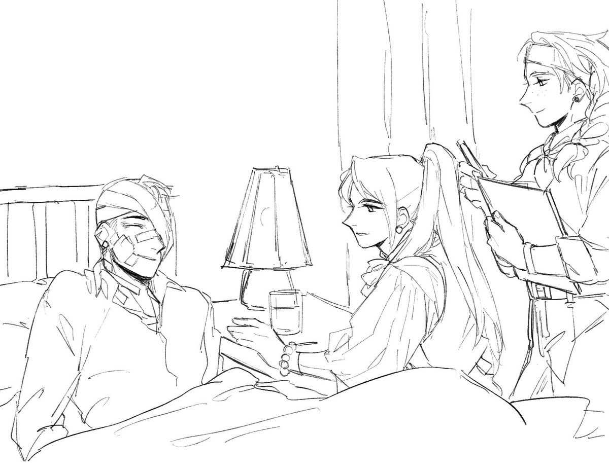 (Sketch) In the past, Chamber almost died from fighting with bandits but Mr.Valdez who's his traveling companion saved and bring him to Sage at his village in South. Sage saved his life and he spent several months to recover and was found of this small village while he was there. 