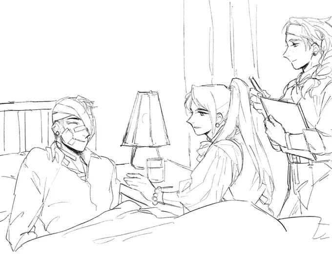 (Sketch) In the past, Chamber almost died from fighting with bandits but Mr.Valdez who's his traveling companion saved and bring him to Sage at his village in South. Sage saved his life and he spent several months to recover and was found of this small village while he was there. 
