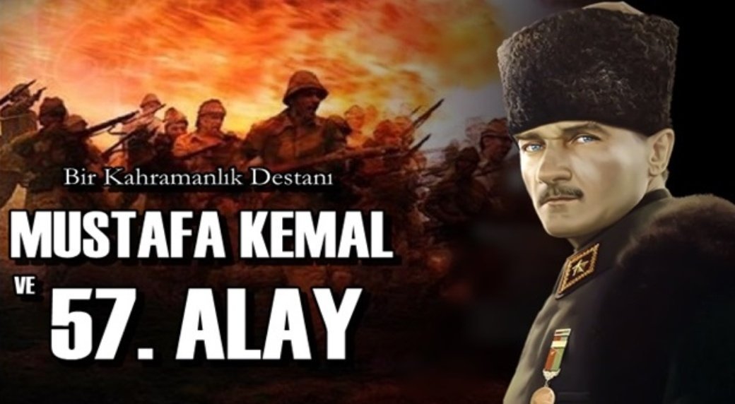 #25Nisan1915 
#ÇanakkaleKaraSavaşları'nın başladığı, 
Mustafa Kemal ATATÜRK'ün,
#57nciAlay’a “Size ölmeyi emrediyorum!” dediği
Kendinden 4-5 kat büyük bir orduya karşı bir kahramanlık mücadelesi verdiği ve alayın 3te 2sinin orada şehit olduğu tarihtir

Minnetle,
Ruhları Şâd olsun