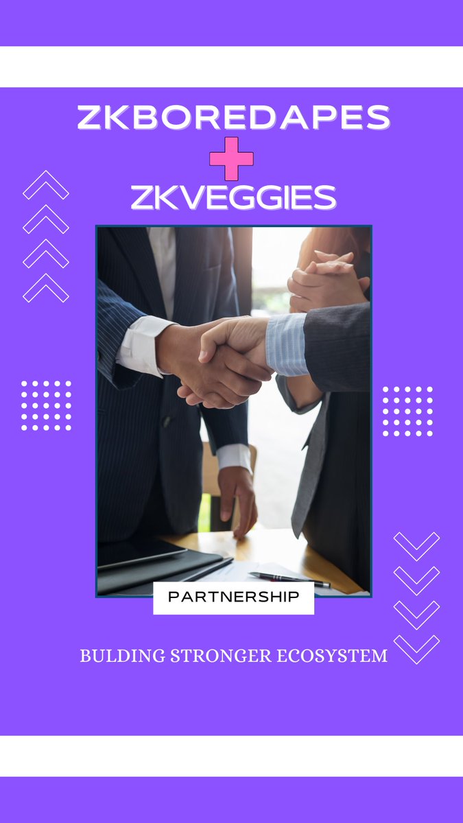 zk Bored Apes - Mint LIVE (@zkboredapes) on Twitter photo Happy to partner with fellow upcoming collection on #zkSyncEcosystem - <a href="/zkVeggies/">zkVeggies🥦</a>
To celebrate this partnership, we are getting 20 WL spots for our community
To enter:
- Like & RT
- Follow <a href="/zkboredapes/">zk Bored Apes - Mint LIVE</a> & <a href="/zkVeggies/">zkVeggies🥦</a>
- Tag 3 frens
#zkba #zkEVM #zkSyncEra #zksynceranft Happy to partner with fellow upcoming collection on #zkSyncEcosystem - <a href="/zkVeggies/">zkVeggies🥦</a>
To celebrate this partnership, we are getting 20 WL spots for our community
To enter:
- Like & RT
- Follow <a href="/zkboredapes/">zk Bored Apes - Mint LIVE</a> & <a href="/zkVeggies/">zkVeggies🥦</a>
- Tag 3 frens
#zkba #zkEVM #zkSyncEra #zksynceranft