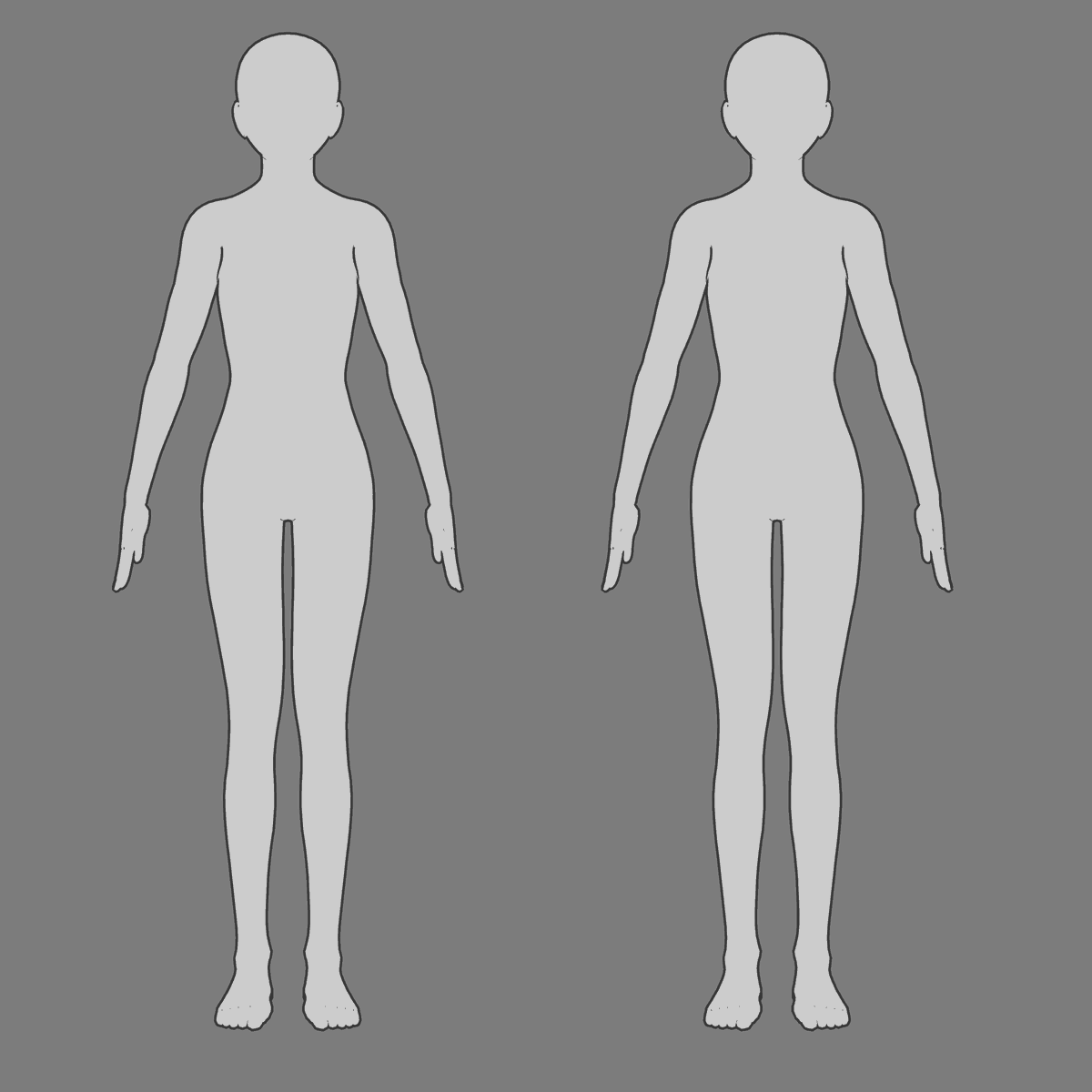 Body Template For Costume Design Sean Dempsey Body Proportions