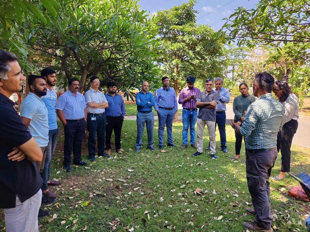 VanamEcologics's tweet photo. On the occasion of #earthday 2023, Biodiversity awareness walk &amp; Quiz was conducted for the Mercedes Benz India, Chakan Plant Personnel.
Participants got to learn about importance of plant species, pollinators, &amp; ecology around.
@MercedesBenzInd  

#earthday #sustainability https://t.co/D74OvQ3VxZ