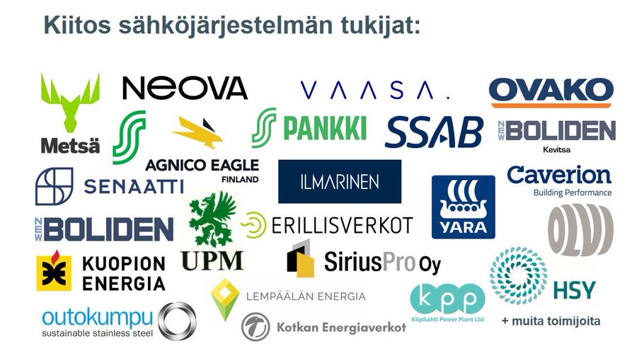 CaverionSuomi's tweet photo. Olemme osallistuneet näiden toimijoiden rinnalla Fingridin menettelyyn, jolla torjuttiin jo ennalta sähköpulaa kuluneen talven aikana Suomessa. Eräänlaisena vapaapalokuntalaisena, kuten @fingrid_oyj totesi 😊
#Caverion #BuildingPerformance #energiaviisaus #energywise https://t.co/1aVCwUAHvg