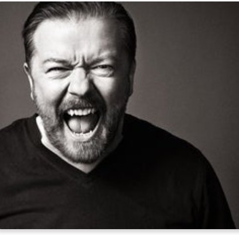 Stott72's tweet photo. Had a boss night with @lynsay_moir at the #O2Apollo last night watching the legend that is @rickygervais perform his latest lecture #Armageddon #WakeupBaldy 🤣 loved the whole show, even the warm up guy, Shaun something or other 😉🤣 https://t.co/wooXe6ON00