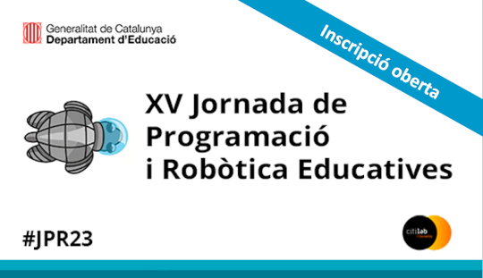Si voleu assistir, el pròxim 20 de maig, a la VII Jornada de Programació i Robòtica Educatives, trobareu el formulari en aquest enllaç. Podeu triar, a més, a quin taller voleu assistir. Us hi esperem!

📅 Fins al 15 de maig

🔗 xtec.gencat.cat/ca/agenda/Insc…

#JPR23 #AlsCentres