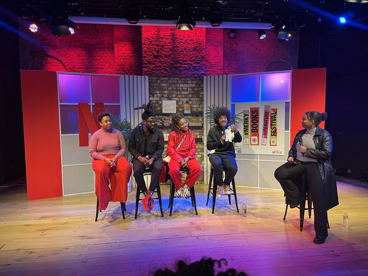 RPPS_Library's tweet photo. First day for staff after a great break! I ended the holidays with an inspirational wknd @MerkyBooks #MerkyBooksLitFest #Netflix @PenguinBooks with many literary stars incl. @NathanBryon #legend @JohnAgard1 @VickNHope @TherealNihal &amp; constant library supporter @malorieblackman ❤️ https://t.co/w08GJC4FOX