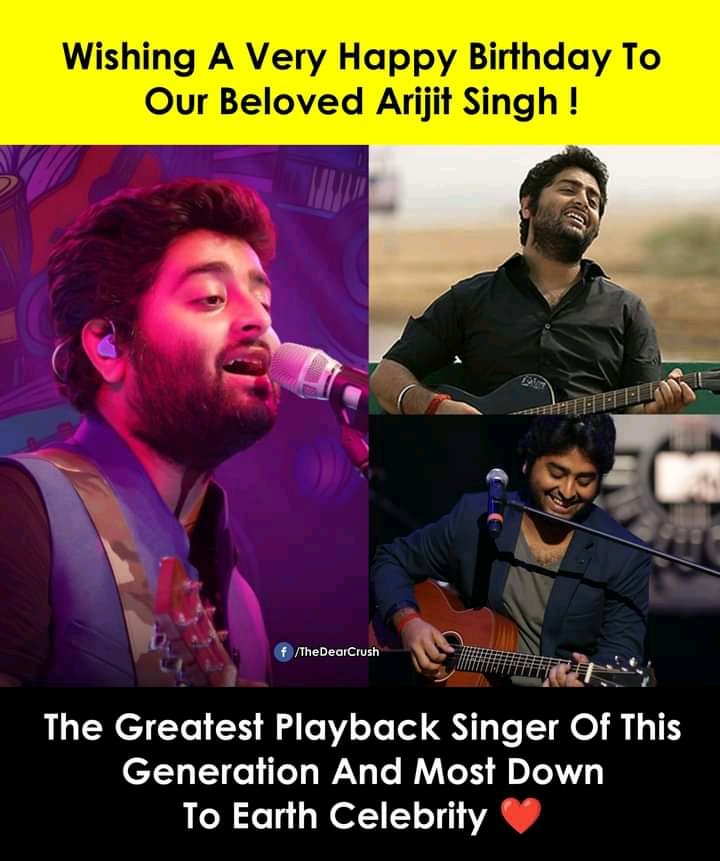 Happy birthday arijit singh 