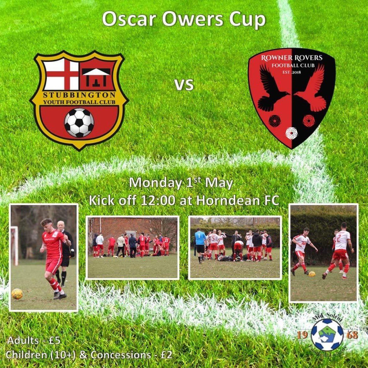 MidSolent's tweet photo. Bank Holiday Monday

@AfcStubbington vs @RownerFc 12pm

Blue light card holders will be permitted entry as concessions if card is shown re-entry also allowed if attending 1st final

@Pompey_Football @PompeyNewsNow https://t.co/3WC9lAzi6p