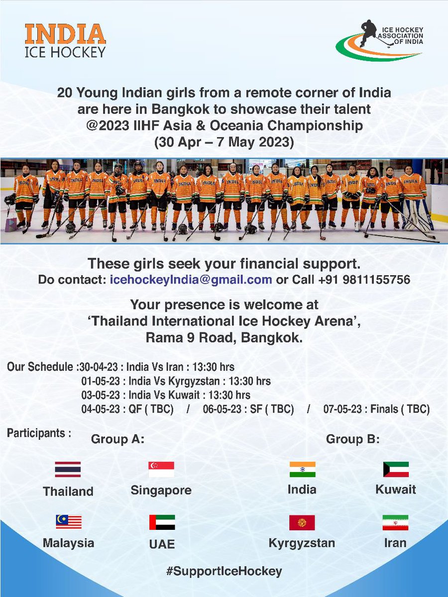 Ice Hockey India (@icehockeyindia) on Twitter photo 2023-04-25 06:35:56