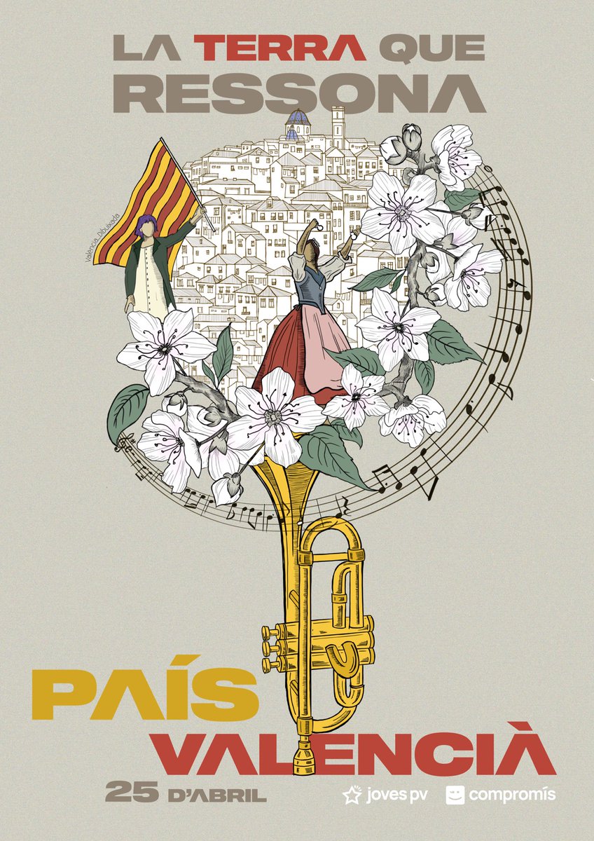 JovesPV's tweet image. 25 d’abril. Dia de les Llibertats Nacionals del País Valencià ✊🏽🧡