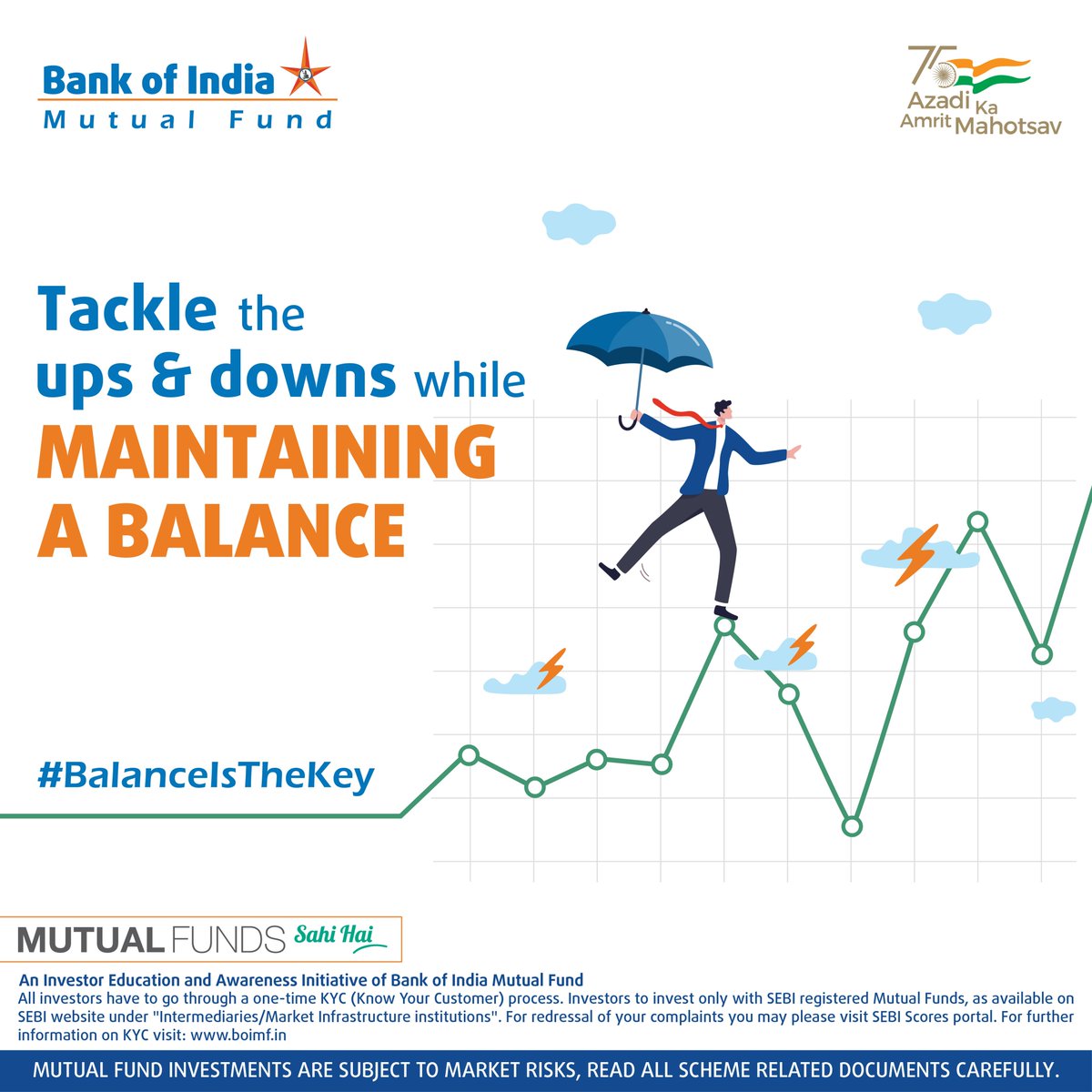 bankofindia_mf's tweet photo. If you want to invest in both equity and debt but don't want any restrictions on asset allocation, consider investing in Balanced Advantage Funds as it may be the perfect fit for you.
#bankofindiamutualfund #mutualfund #balancedadvantagefund #baf #balanceisthekey #hybridfunds https://t.co/jB9kvtxbFG