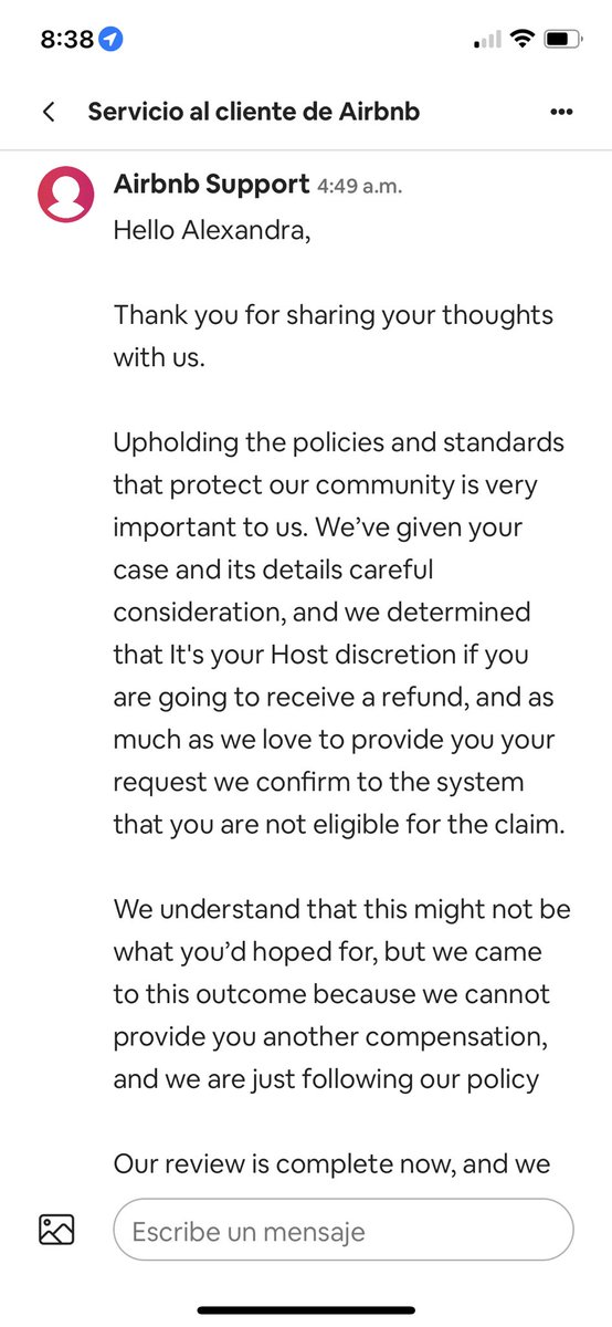 10 things wrong with my @airbnb in NYC including ‘listing not as described’ but I guess airbnb doesn’t follow its own policy for refunds