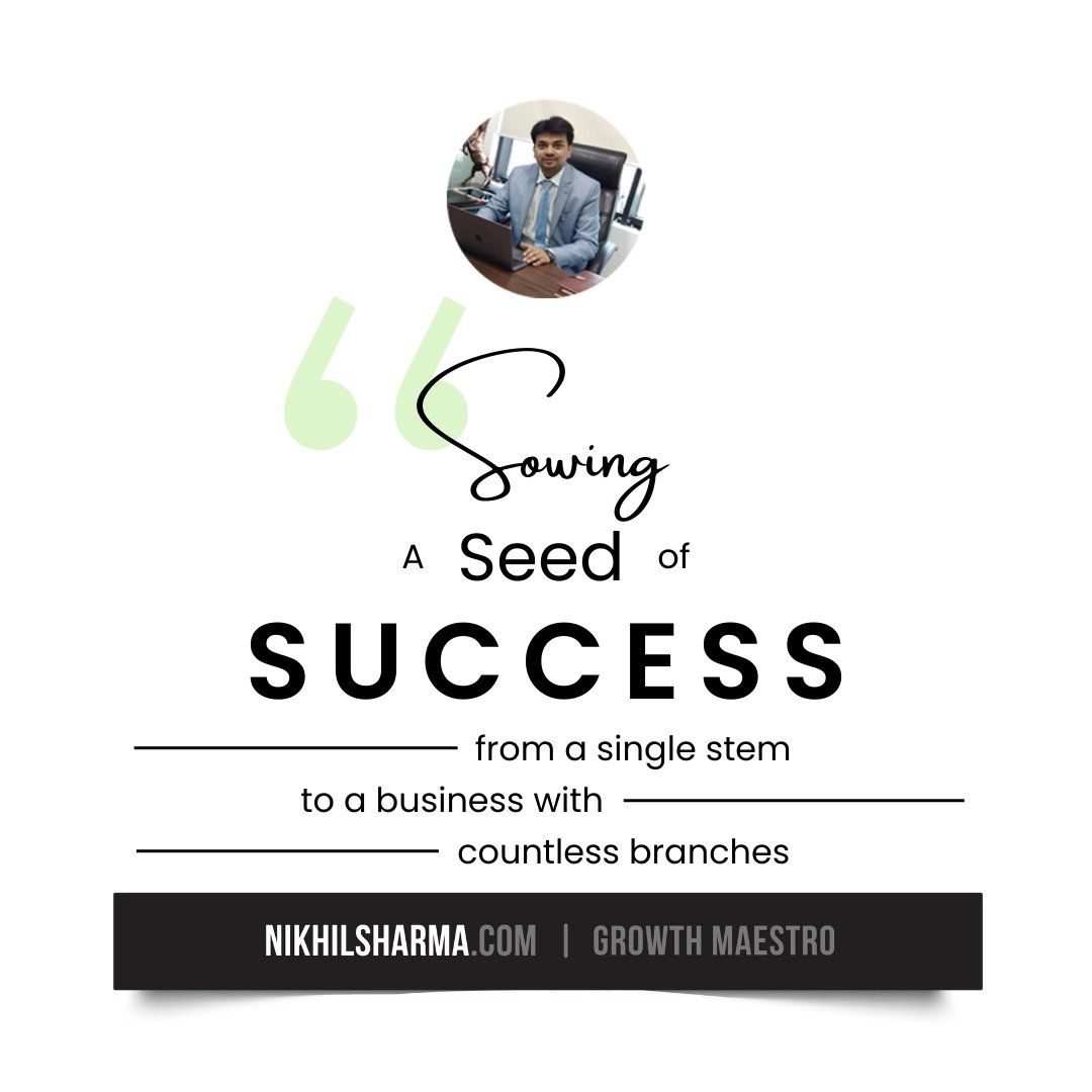 nikhilsharma's tweet photo. Starting a business is like planting a seed - it takes time, effort, and care to see it grow.🌱

But with a clear vision, you can turn that single stem into a flourishing business 💰

🌐 https://t.co/yftPTTK0fv
.
.
#NikhilSharma #BusinessMindset #BusinessGrowth #PassionToProfits https://t.co/lVFtq8Ur7y